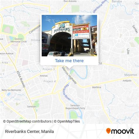 [COMMUTE] How do I get to Riverbanks Mall in Marikina from  .